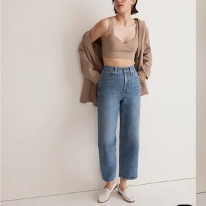 Madewell Perfect vintage wide leg crop Jean